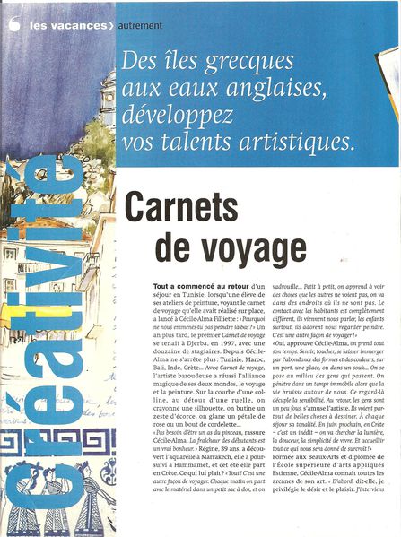 article Les vacances autrement 1-2